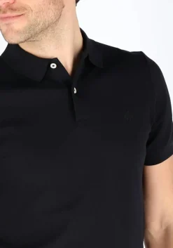 Marc O'Polo shaped fit polo, heren poloshirt, zwart