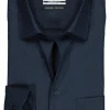 MARVELIS comfort fit overhemd, donkerblauw