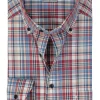 MARVELIS comfort fit overhemd, popeline, rood geruit
