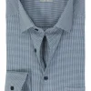 MARVELIS comfort fit overhemd, popeline, donkerblauw geruit