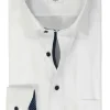 MARVELIS modern fit overhemd, mouwlengte 7, structuur, wit