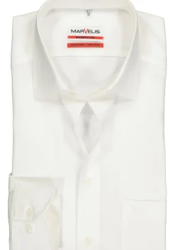 MARVELIS modern fit overhemd, beige