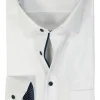 MARVELIS modern fit overhemd, popeline, wit