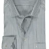 MARVELIS modern fit overhemd, mouwlengte 7, popeline, donkerblauw gestreept