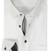 MARVELIS modern fit overhemd, mouwlengte 7, popeline, wit