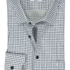 MARVELIS modern fit overhemd, mouwlengte 7, popeline, lichtblauw dessin