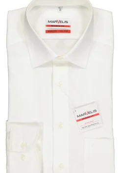 MARVELIS modern fit overhemd, beige