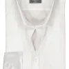 MARVELIS super slim fit overhemd, mouwlengte 7, popeline, wit