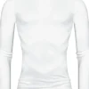 Mey Casual Cotton long sleeved shirt (1-pack), heren T-shirt O-hals lange mouw, wit