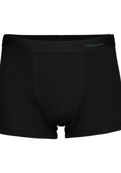 Mey Casual Cotton shorty (1-pack), heren boxer kort met zachte tailleband, zwart