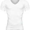 Mey Casual Cotton T-shirt (1-pack), heren T-shirt V-hals, wit