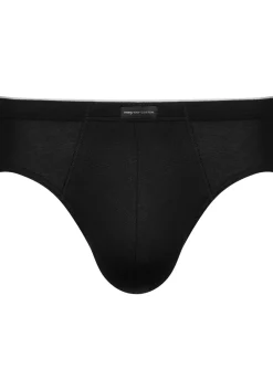 Mey Dry Cotton high-leg briefs (1-pack), heren slip hoge beenuitsnijding, zwart