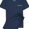 Mey heren shortama Leongatha, donkerblauw