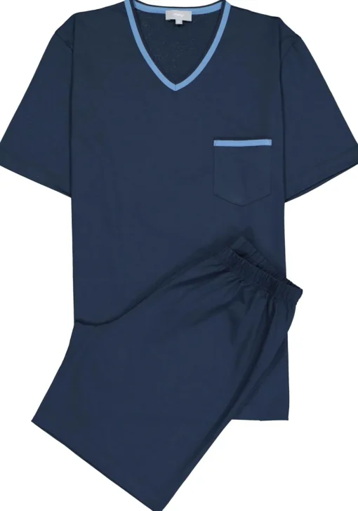 Mey heren shortama Leongatha, donkerblauw