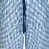 Mey pyjamabroek kort, Redesdale, blauw geruit