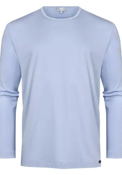 Mey pyjamashirt lange mouw, Springvale, lichtblauw