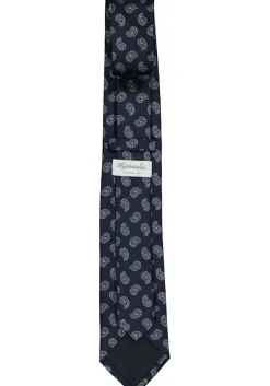 Michaelis stropdas, blauw dessin