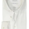 Michaelis slim fit heren overhemd, dobby, wit
