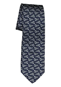 Michaelis stropdas, blauw met kreeftjes