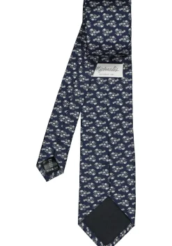 Michaelis stropdas, blauw met kreeftjes