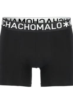 Muchachomalo Light Cotton boxershorts (2-pack), heren boxers normale lengte, blauw en zwart