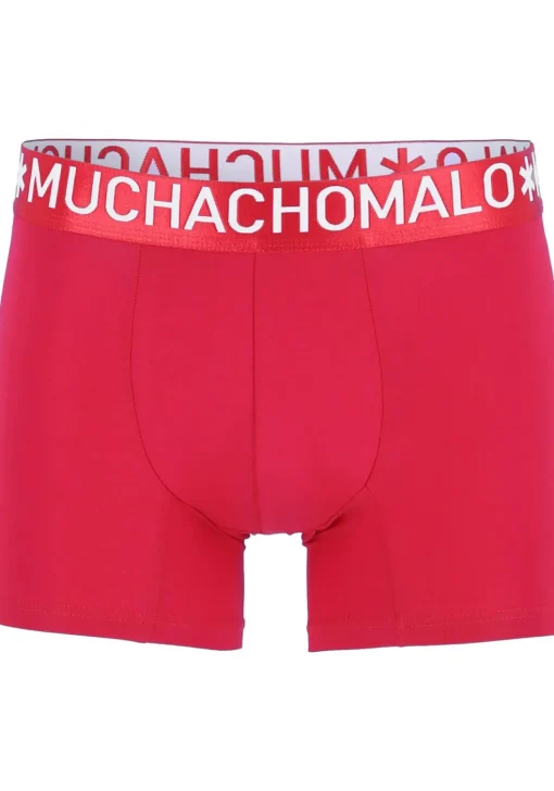 Muchachomalo Light Cotton boxershorts (4-pack), heren boxers normale lengte, blauw, groen, rood en zwart