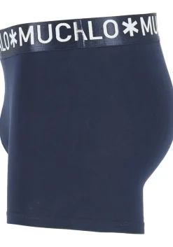 Muchachomalo Light Cotton boxershorts (3-pack), heren boxers normale lengte, blauw, rood en zwart