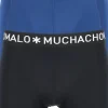 Muchchomalo microfiber boxershorts (2-pack), heren boxers normale lengte, zwart en blauw