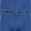 Muchchomalo microfiber boxershorts (2-pack), heren boxers normale lengte, blauw