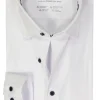 OLYMP 24/7 modern fit overhemd, tricot, wit
