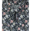 OLYMP comfort fit overhemd, korte mouw, popeline, marine blauw dessin