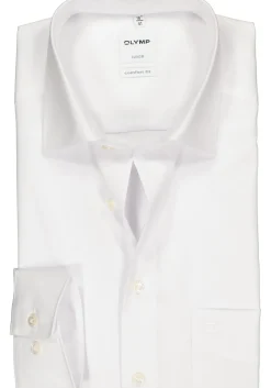 OLYMP Luxor comfort fit overhemd, wit