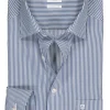 OLYMP Luxor comfort fit overhemd, marine blauw gestreept