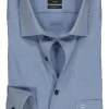 OLYMP Luxor modern fit overhemd, marine blauw twill
