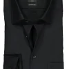 OLYMP Luxor modern fit overhemd, zwart