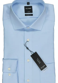 OLYMP Luxor modern fit overhemd, lichtblauw twill