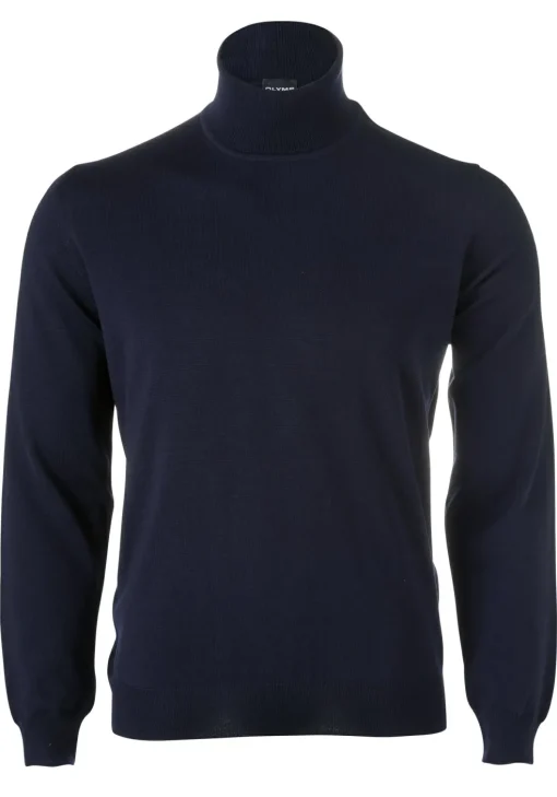 OLYMP modern fit coltrui wol, marine blauw