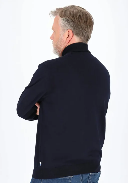 OLYMP modern fit coltrui wol, marine blauw