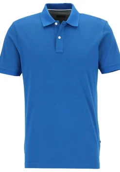 OLYMP Polo Casual, modern fit polo, blauw
