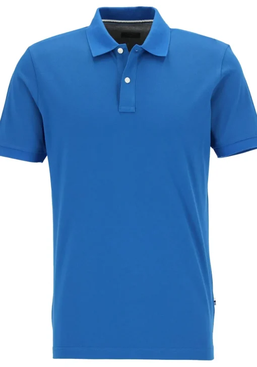 OLYMP Polo Casual, modern fit polo, blauw