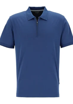 OLYMP Polo Casual, modern fit polo, blauw