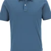 OLYMP Polo Casual, modern fit polo, rookblauw