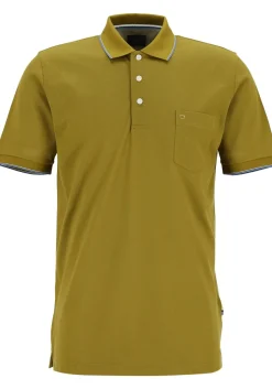 OLYMP Polo Casual, modern fit polo, olijfgroen