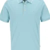 OLYMP Polo Casual, modern fit polo, lichtblauw