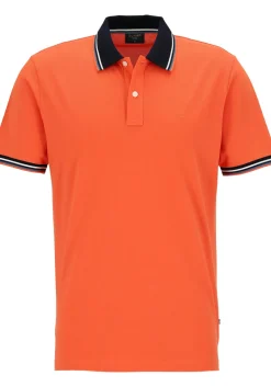 OLYMP Polo Casual, modern fit polo, oranje