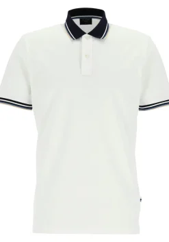 OLYMP Polo Casual, modern fit polo, wit