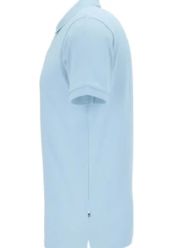 OLYMP Polo Casual, modern fit polo, lichtblauw