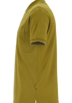 OLYMP Polo Casual, modern fit polo, olijfgroen