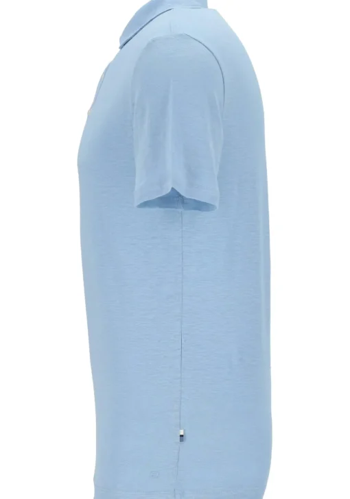 OLYMP Polo Casual, modern fit polo, lichtblauw