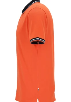 OLYMP Polo Casual, modern fit polo, oranje